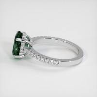3.01 Ct. Bi Color Sapphire Ring, 10K White Gold 4