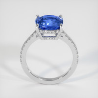 5.28 Ct. Blue Sapphire Ring, 10K White Gold 3