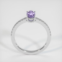1.12 Ct. Purple Sapphire Ring, 10K White Gold 3