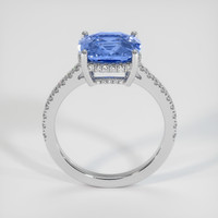 4.06 Ct. Sapphire Ring, 14K White Gold 3