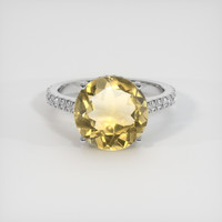 4.60 Ct. Gemstone Ring, 14K White Gold 1