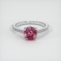 1.80 Ct. Sapphire Ring, 14K White Gold 1