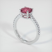 1.80 Ct. Sapphire Ring, 14K White Gold 2