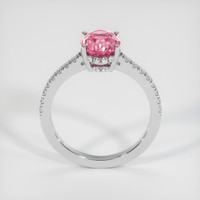 1.74 Ct. Padparadscha Sapphire Ring, 14K White Gold 3