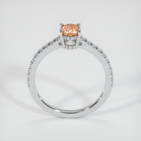 0.75 Ct. Sapphire Ring, 14K White Gold 3