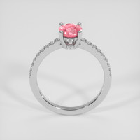 1.13 Ct. Padparadscha Sapphire Ring, 14K White Gold 3
