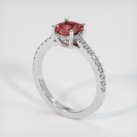 1.22 Ct. Sapphire Ring, 14K White Gold 2