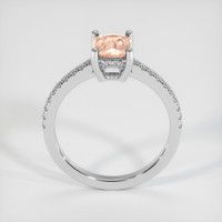 1.05 Ct. Padparadscha Sapphire Ring, 14K White Gold 3