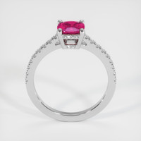 1.22 Ct. Ruby Ring, 14K White Gold 3