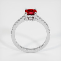 1.01 Ct. Ruby Ring, 14K White Gold 3