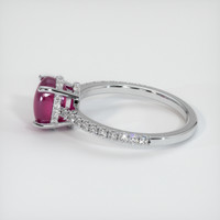 2.61 Ct. Ruby Ring, 14K White Gold 4