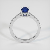 0.94 Ct. Sapphire Ring, 14K White Gold 3