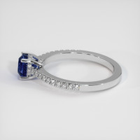 0.94 Ct. Sapphire Ring, 14K White Gold 4