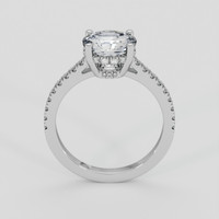 1.80 Ct. White Sapphire Ring, 14K White Gold 3