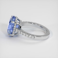 5.05 Ct. Sapphire Ring, 14K White Gold 4