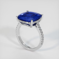 13.46 Ct. Sapphire Ring, 14K White Gold 2