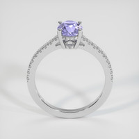 1.07 Ct. Violet Sapphire Ring, 14K White Gold 3