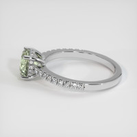 2.16 Ct. Sapphire Ring, 14K White Gold 4
