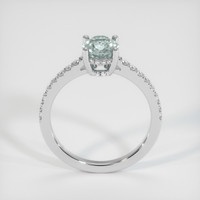 1.06 Ct. Sapphire Ring, 14K White Gold 3