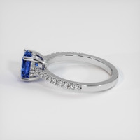 1.98 Ct. Blue Sapphire Ring, 18K White Gold 4