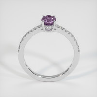 0.90 Ct. Bi Color Sapphire Ring, 18K White Gold 3