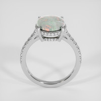 1.61 Ct. Multi Color Opal Ring, 18K White Gold 3