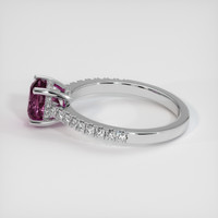 1.52 Ct. Bi Color Sapphire Ring, 18K White Gold 4