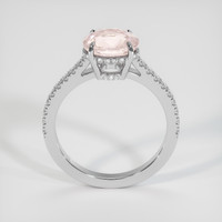 2.03 Ct. Pink Sapphire Ring, 18K White Gold 3