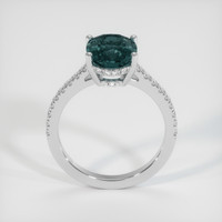 3.24 Ct. Sapphire Ring, 18K White Gold 3