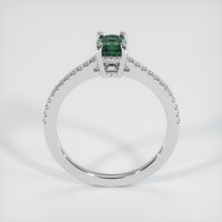 0.84 Ct. Sapphire Ring, 18K White Gold 3