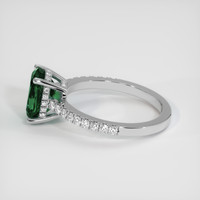 3.08 Ct. Sapphire Ring, 18K White Gold 4