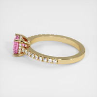 2.15 Ct. Pink Sapphire Ring, 10K Yellow Gold 4