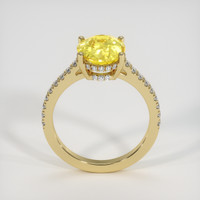 3.07 Ct. Yellow Sapphire Ring, 10K Yellow Gold 3
