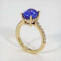 3.30 Ct. Sapphire Ring, 14K Yellow Gold 2