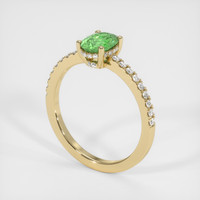 0.90 Ct. Gemstone Ring, 14K Yellow Gold 2