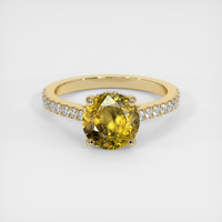 2.10 Ct. Gemstone Ring, 14K Yellow Gold 1