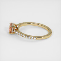 0.75 Ct. Sapphire Ring, 14K Yellow Gold 4