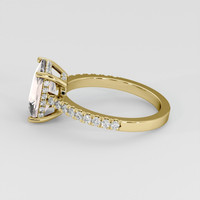 2.69 Ct. Pink Sapphire Ring, 14K Yellow Gold 4