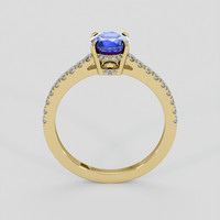 1.03 Ct. Blue Sapphire Ring, 14K Yellow Gold 3
