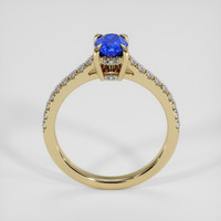 1.34 Ct. Blue Sapphire Ring, 18K Yellow Gold 3