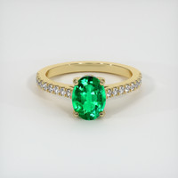 Emerald Ring 1.00 Ct., 18K Yellow Gold Preview