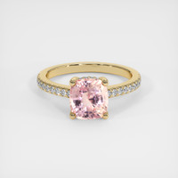 2.06 Ct. Sapphire Ring, 18K Yellow Gold 1