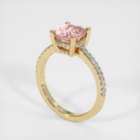 2.06 Ct. Sapphire Ring, 18K Yellow Gold 2