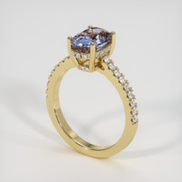 2.22 Ct. Bi Color Sapphire Ring, 18K Yellow Gold 2
