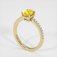 1.78 Ct. Yellow Sapphire Ring, 18K Yellow Gold 2
