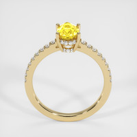 1.78 Ct. Yellow Sapphire Ring, 18K Yellow Gold 3