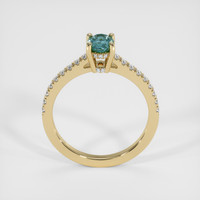 0.62 Ct. Sapphire Ring, 18K Yellow Gold 3