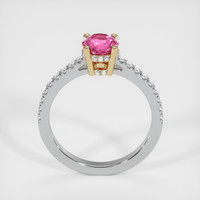0.76 Ct. Sapphire Ring, 14K Yellow & White 3