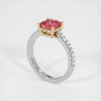 1.61 Ct. Sapphire Ring, 14K Yellow & White 2