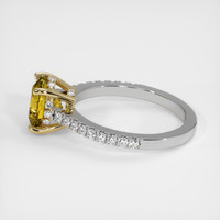 2.10 Ct. Gemstone Ring, 18K Yellow & White 4